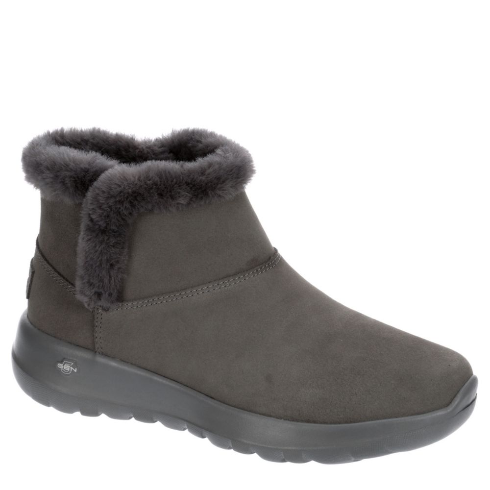 Dark Grey Skechers Womens Bundle Up