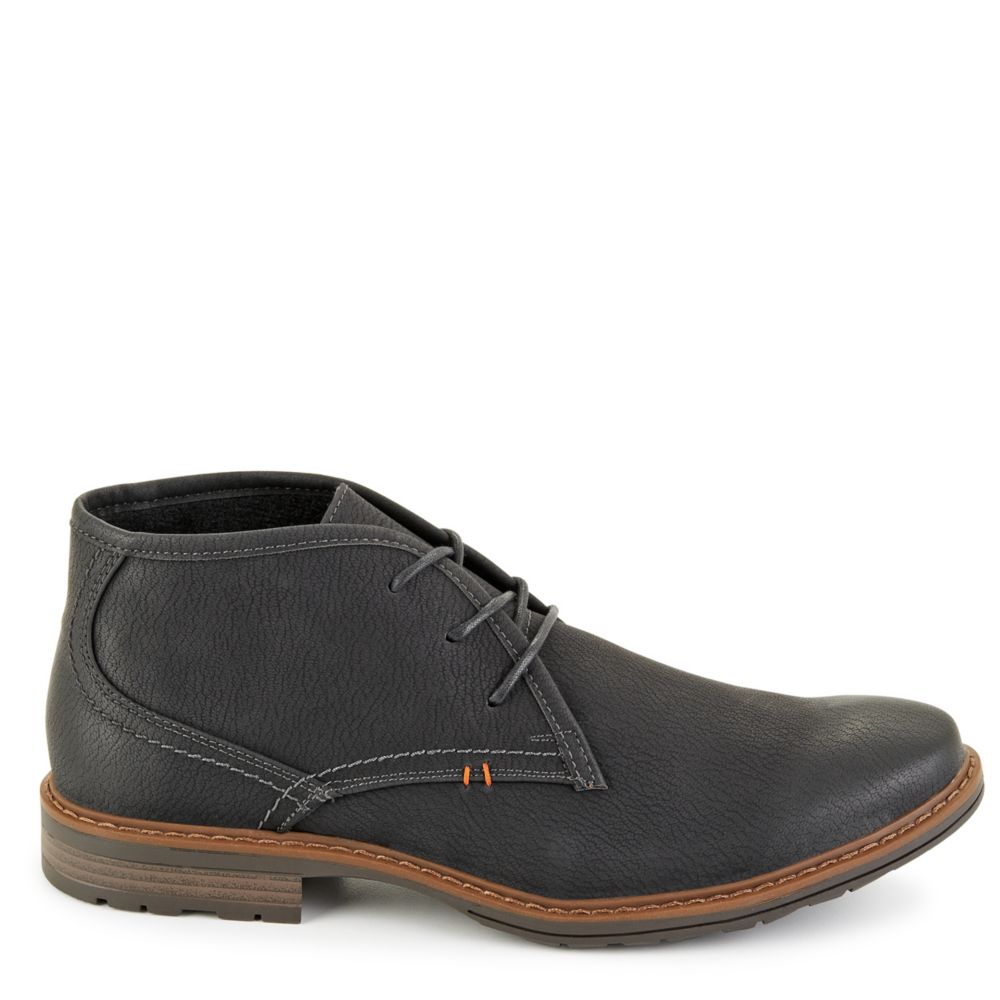 JEFFREY TYLER Mens Greenwich Chukka Boot - BLACK