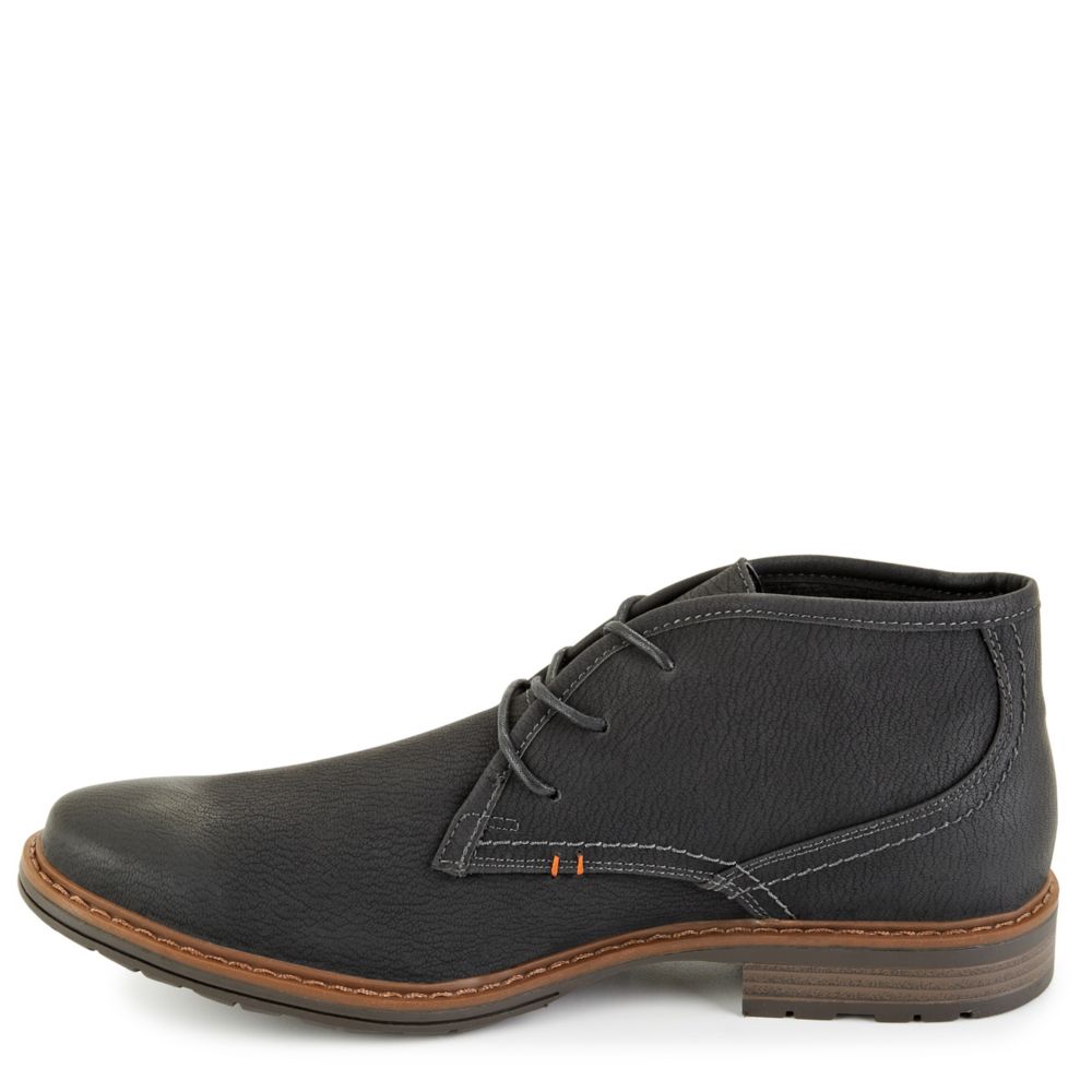 JEFFREY TYLER Mens Greenwich Chukka Boot - BLACK