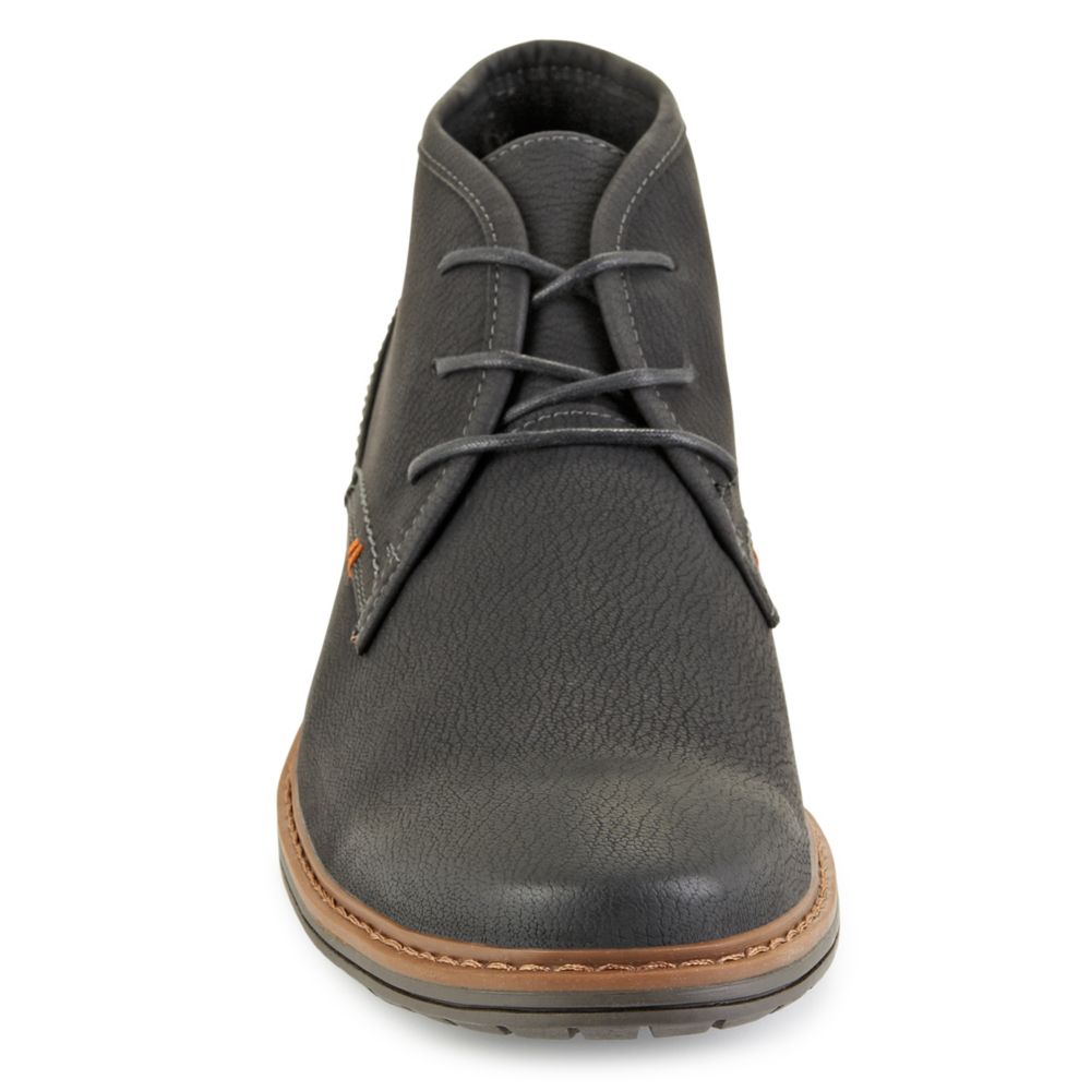 JEFFREY TYLER Mens Greenwich Chukka Boot - BLACK