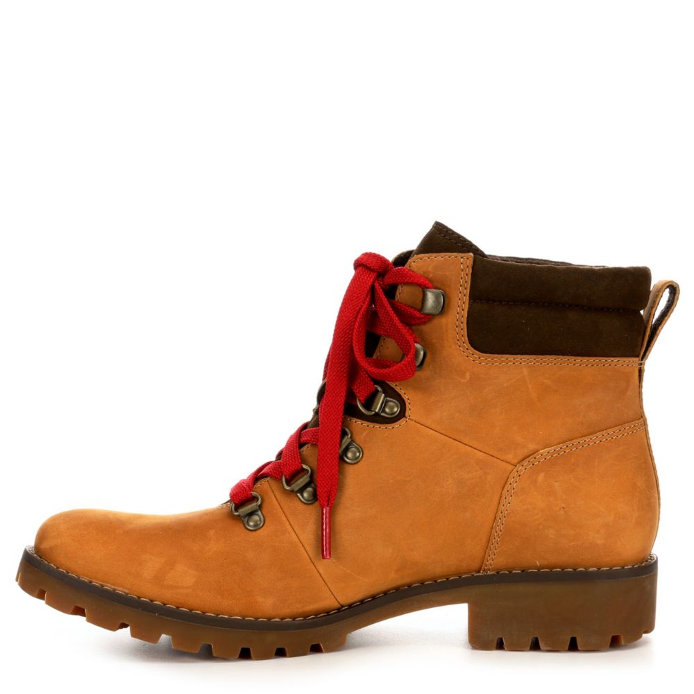 timberland hiking boots red laces