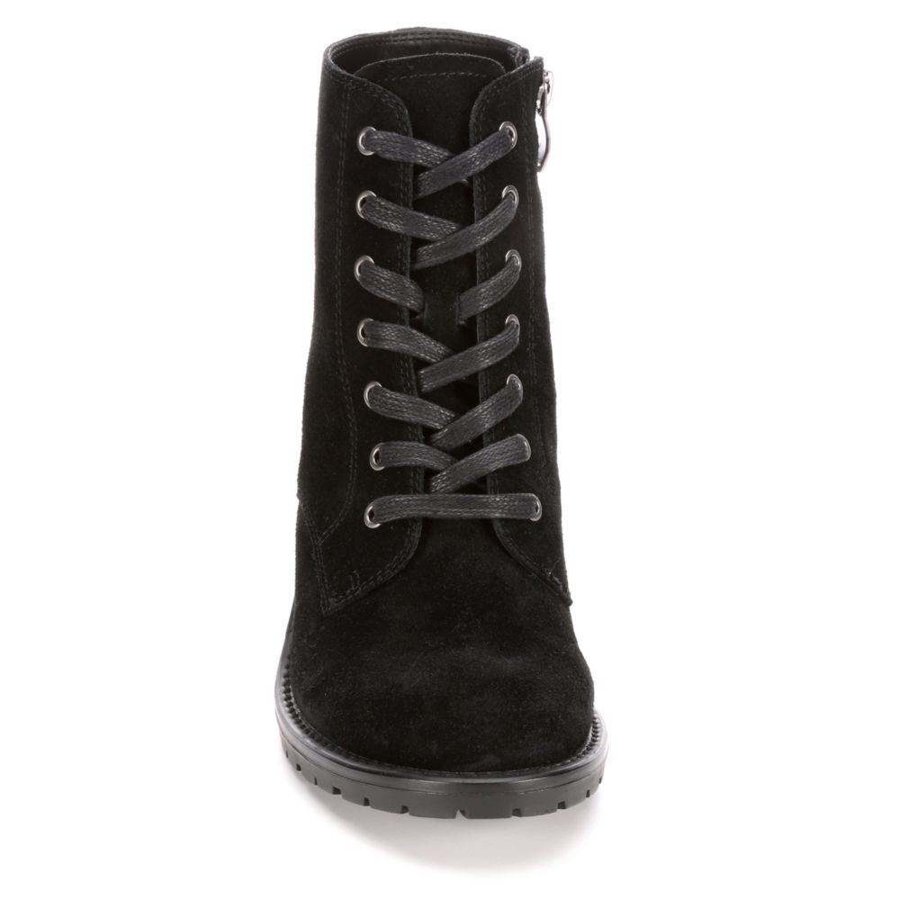 BJORNDAL Womens Sasha Combat Boot - BLACK