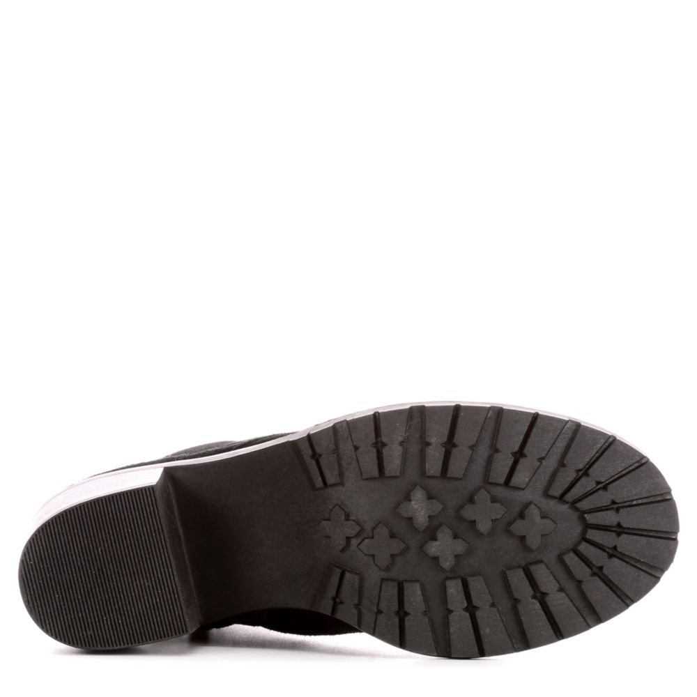 BJORNDAL Womens Sasha Combat Boot - BLACK