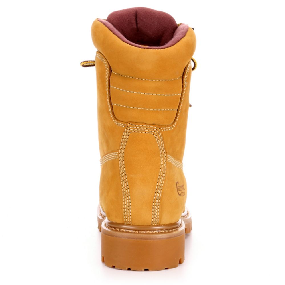CHIPPEWA Mens Gunnison Waterproof 8 Insulated Work Boot - CAMEL