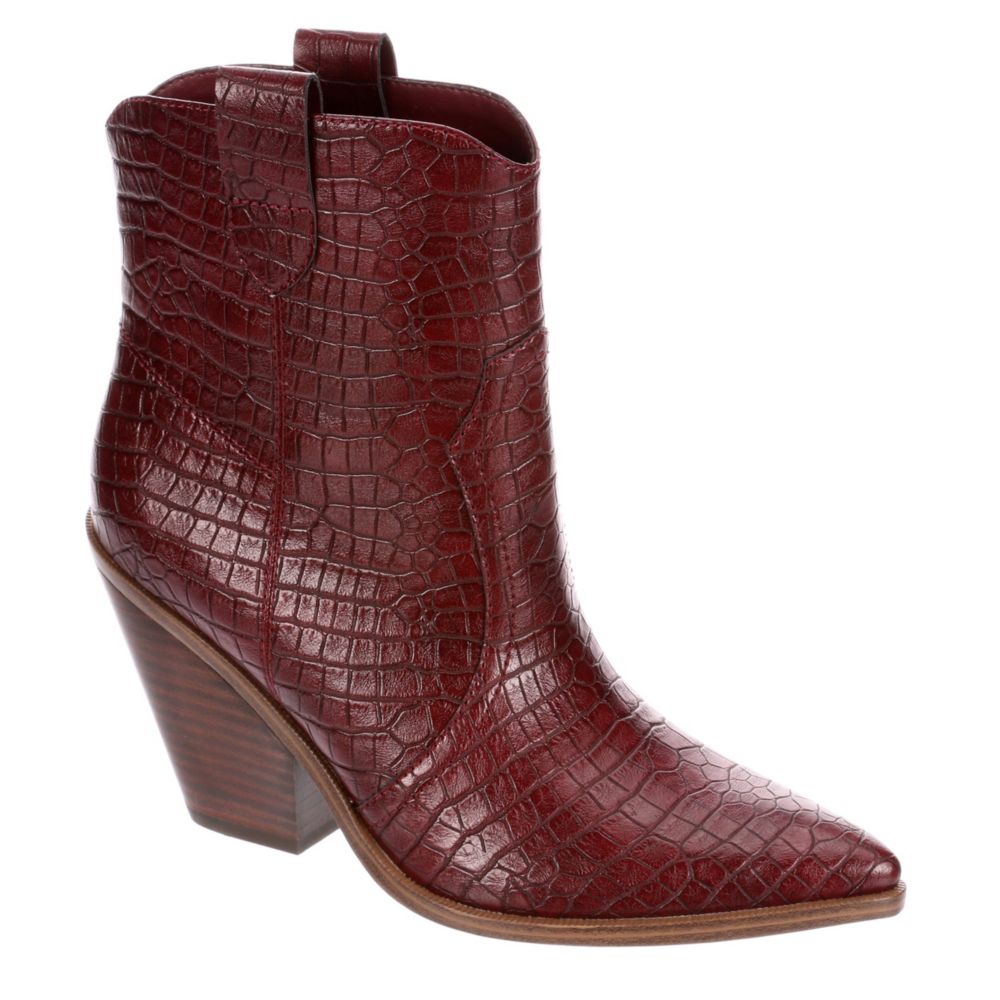 burgundy western boots
