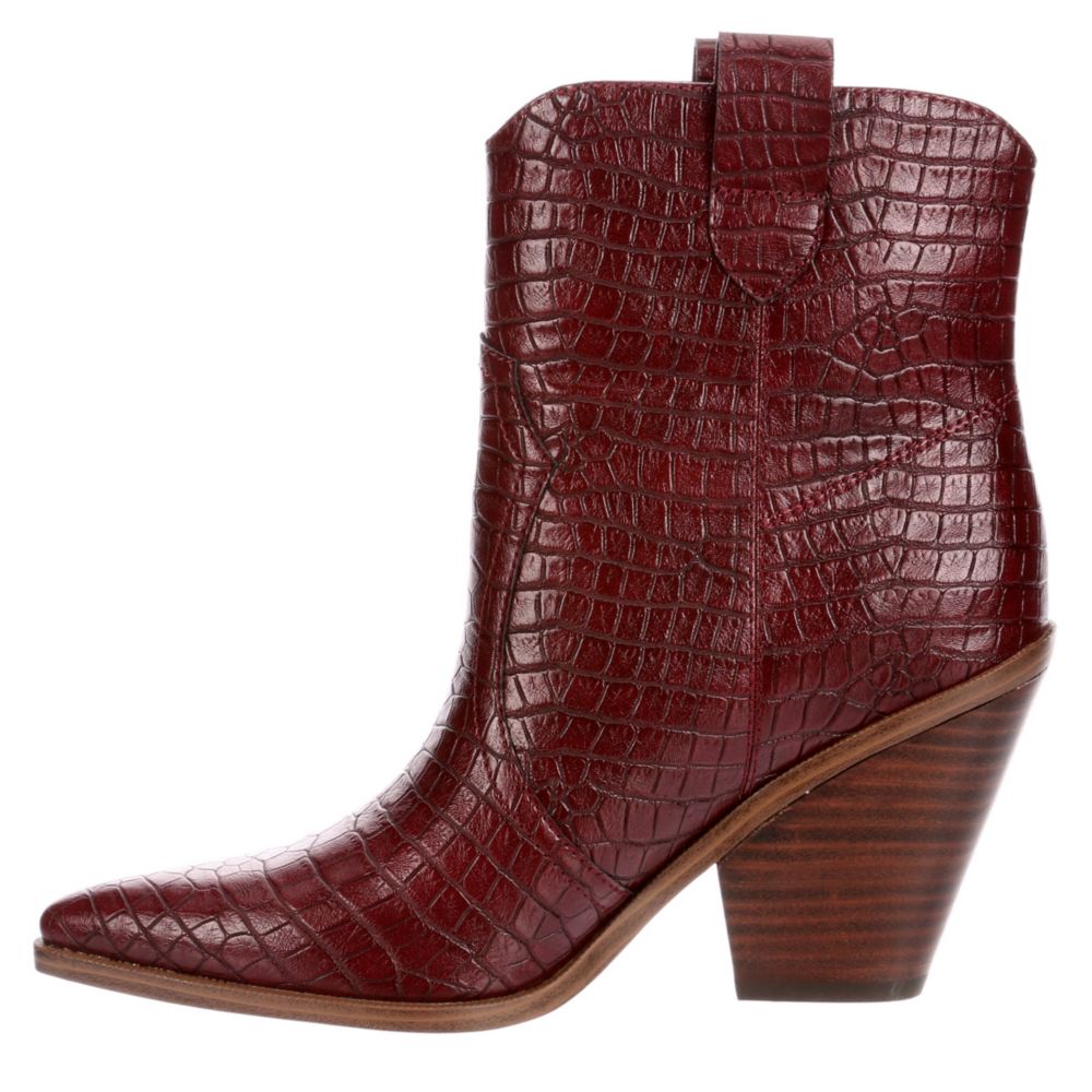 LIMELIGHT Womens Dallas Western Boot - BURGUNDY