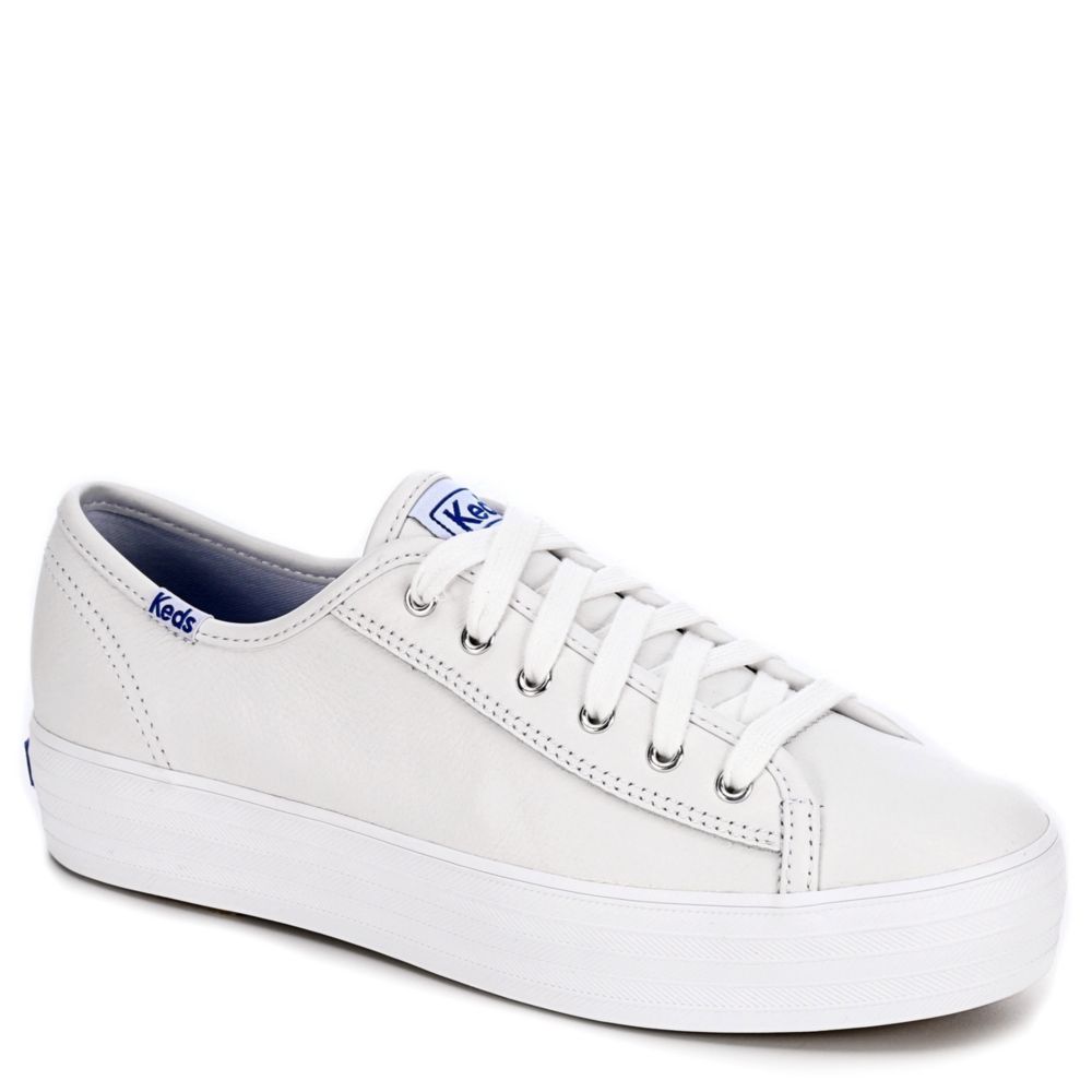 platform white keds