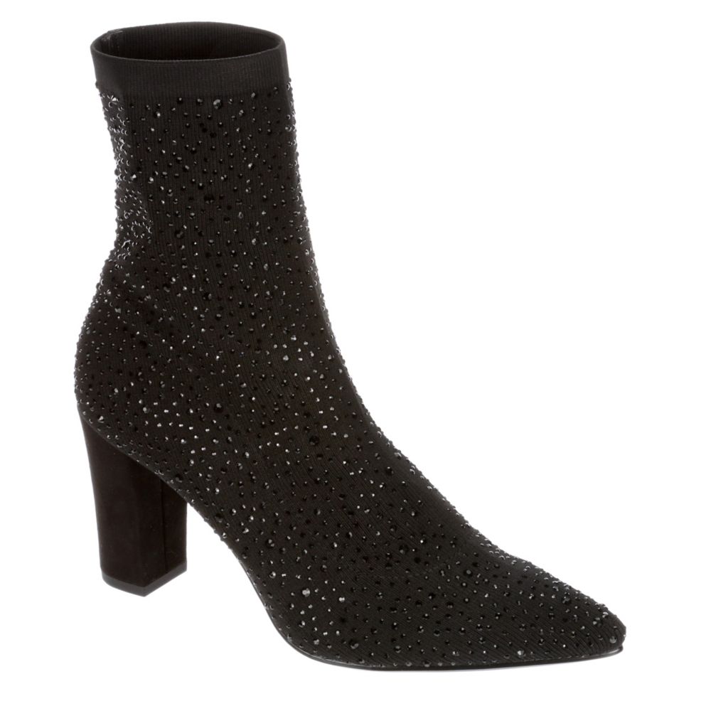 black heeled dress boots