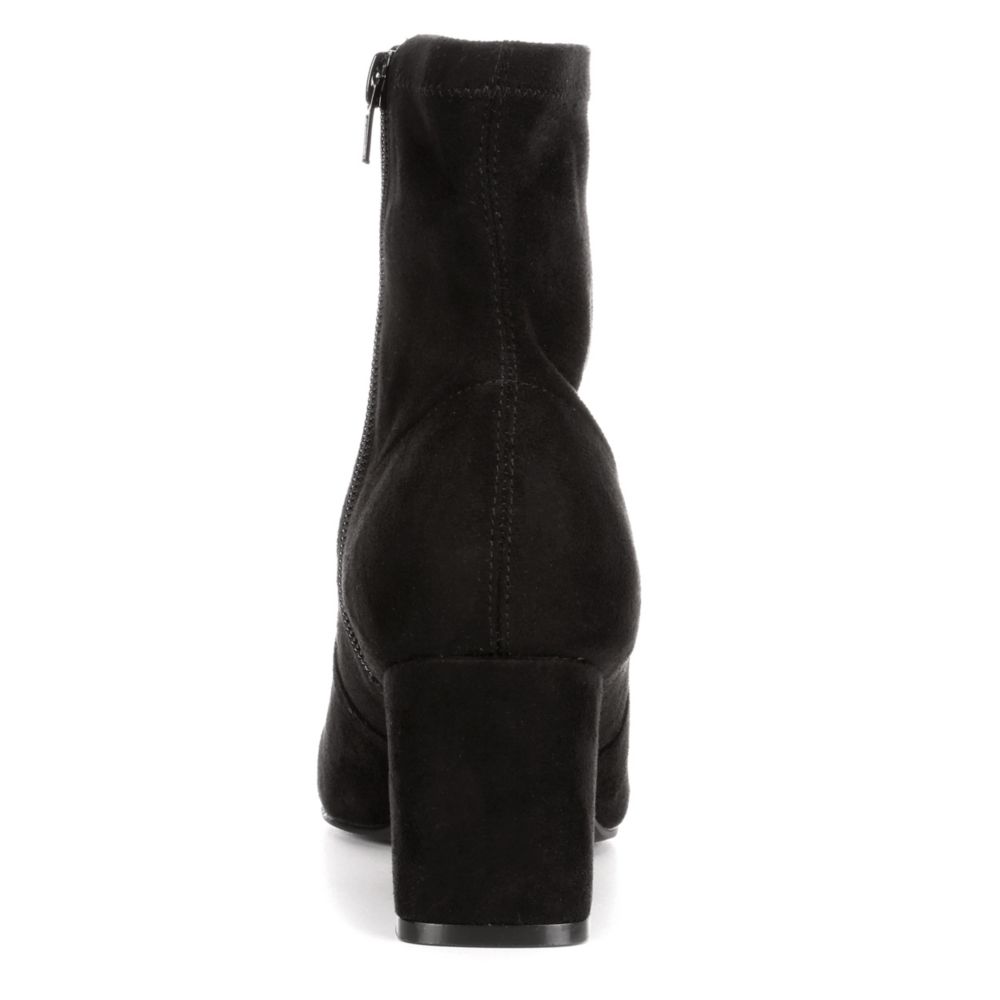 unisa black fabric boots