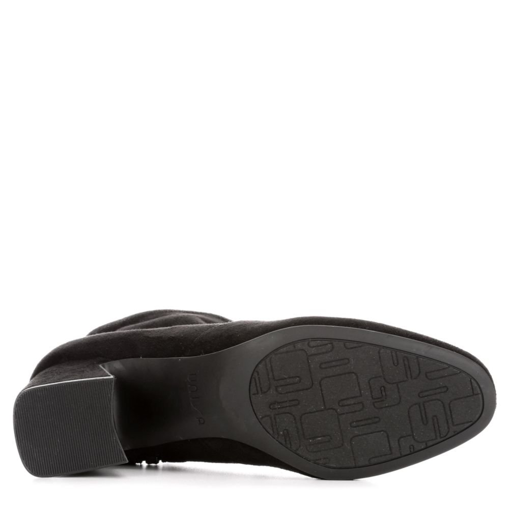 unisa black fabric boots