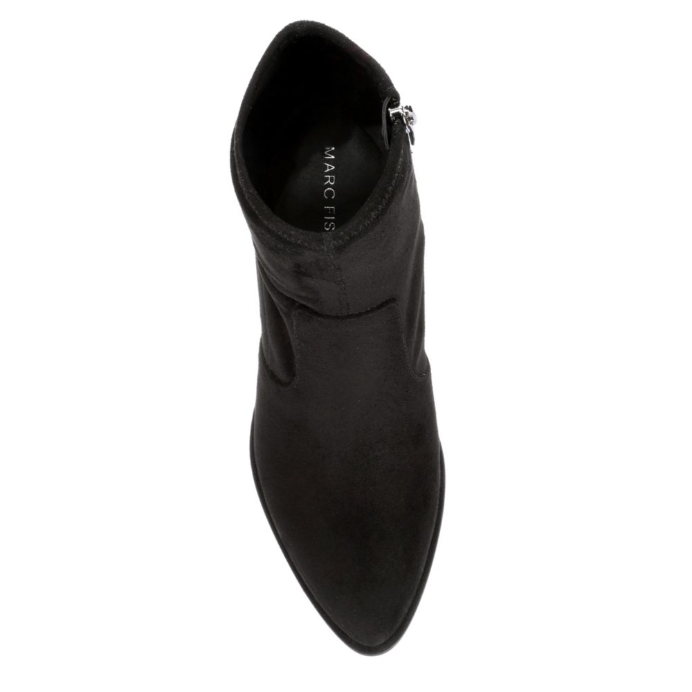 MARC FISHER Womens Leave Dress Ankle Boot - BLACK