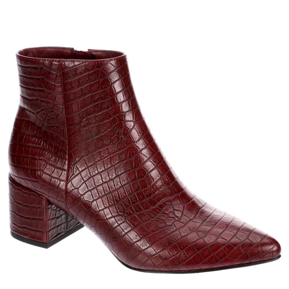 dark red boots womens