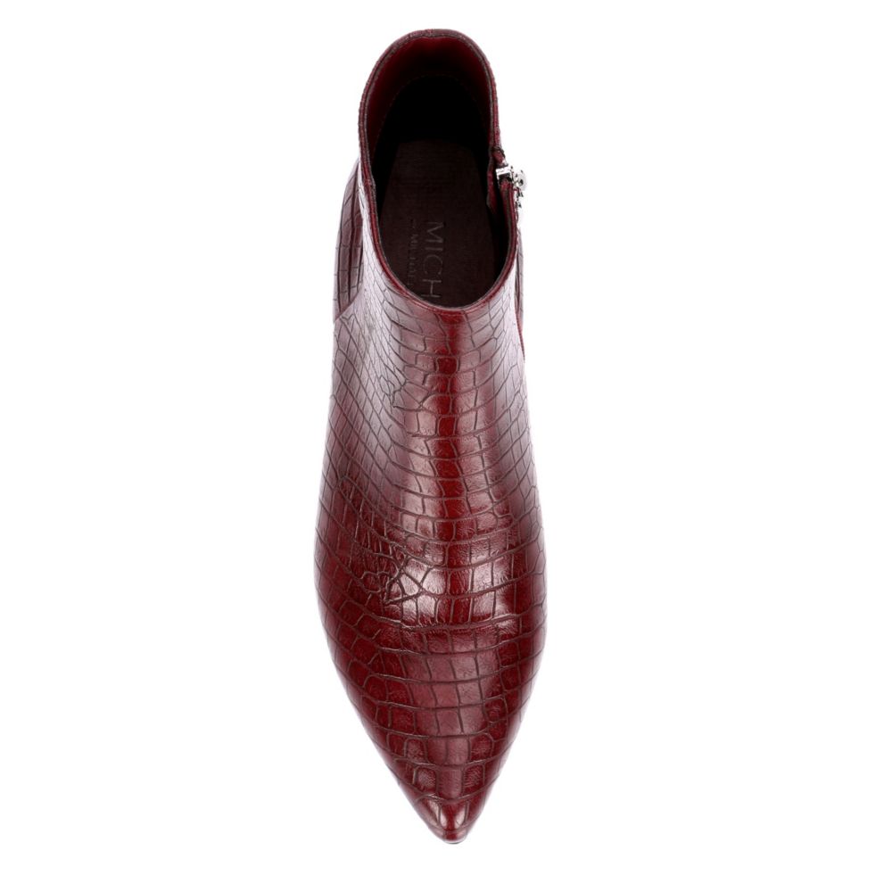 MICHAEL BY MICHAEL SHANNON Womens Cardi Boot - DARK RED