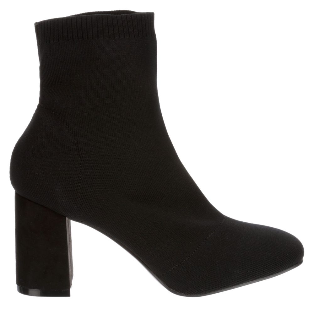 womens black dress booties