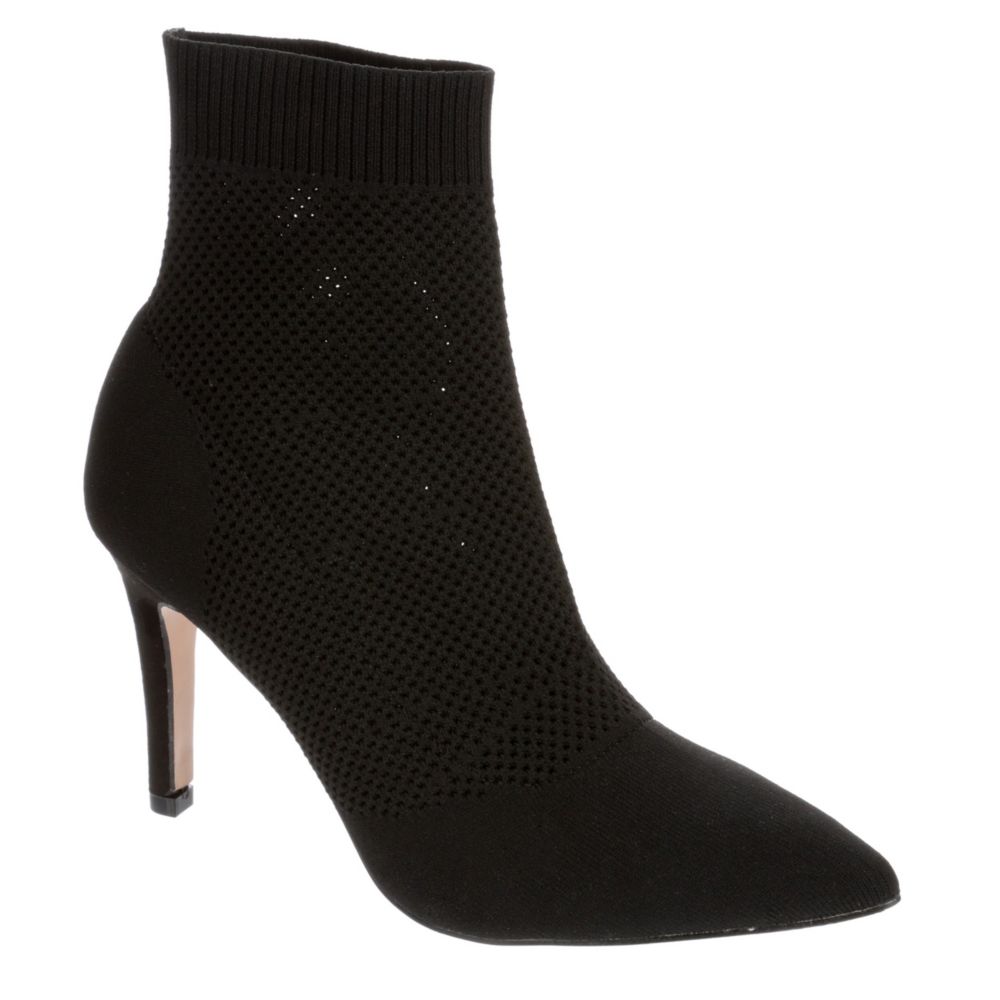 womens black dress booties