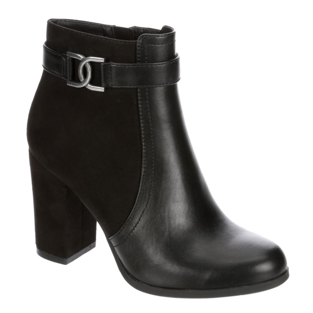 black heeled dress boots