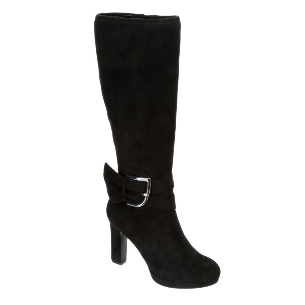 tall black dress boots womens