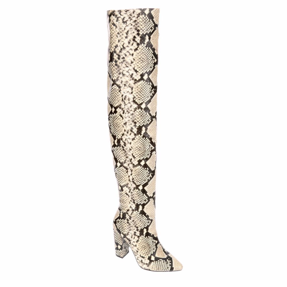 Call It Spring Womens Slouch Over The Knee Dress Boot - SNAKE