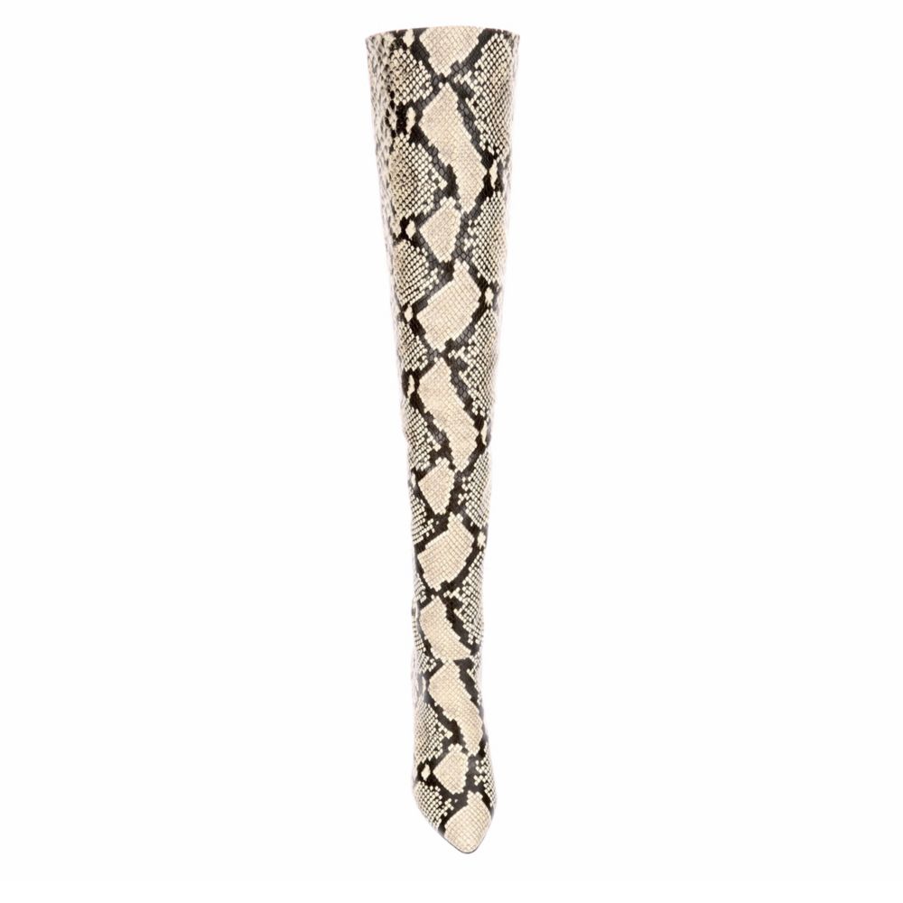 Call It Spring Womens Slouch Over The Knee Dress Boot - SNAKE
