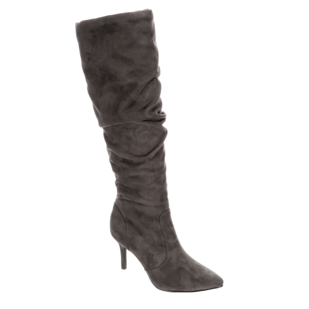 womens grey dress boots