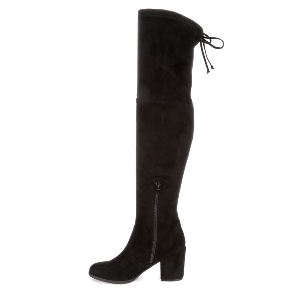 UNISA Womens Dedrii Over The Knee Dress Boot - BLACK
