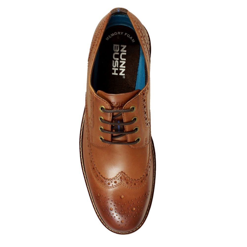 NUNN BUSH Mens Oakdale Oxford - TAN