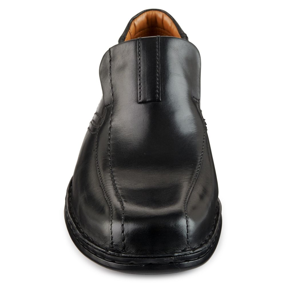CLARKS Mens Escalade Step Slip On Shoe - BLACK