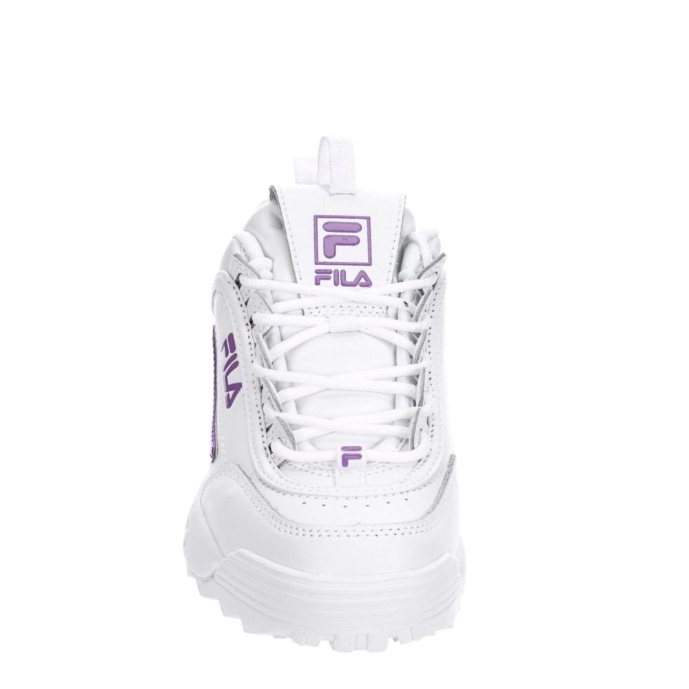 FILA Womens Disruptor Ii Premium Sneaker - WHITE
