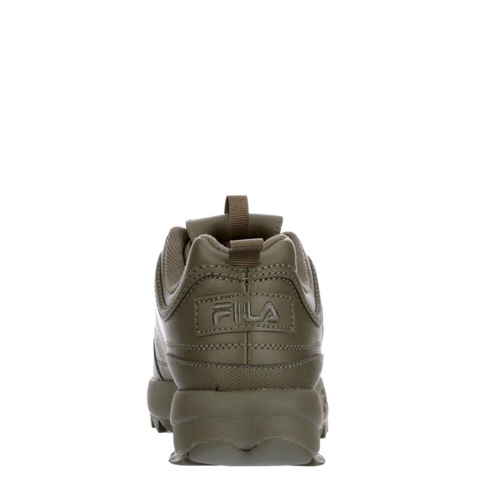 FILA Womens Disruptor Ii Premium Sneaker - OLIVE