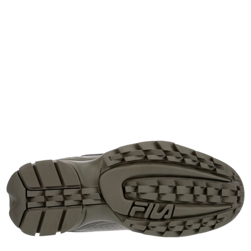 FILA Womens Disruptor Ii Premium Sneaker - OLIVE
