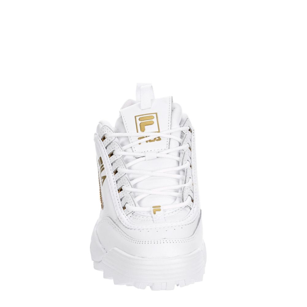 FILA Womens Disruptor Ii Premium Sneaker - WHITE