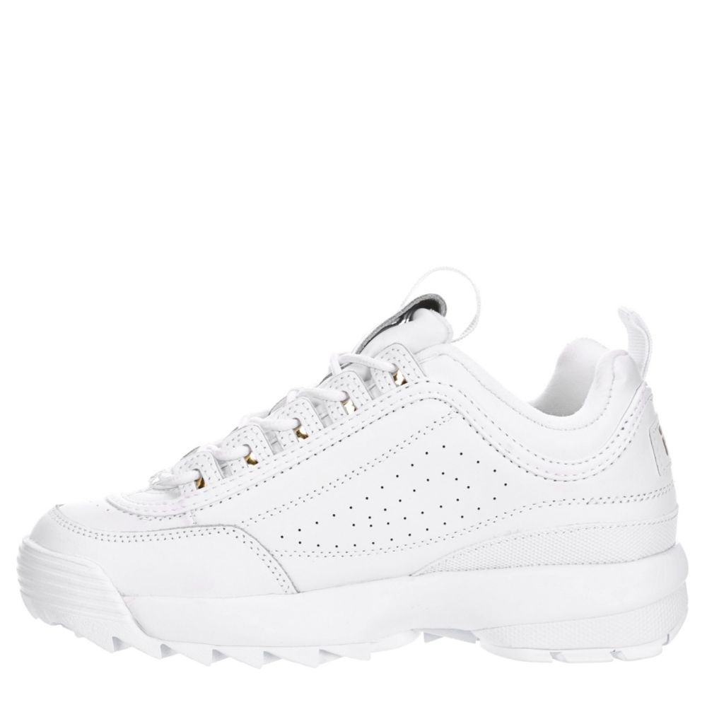 FILA Womens Disruptor Ii Premium Sneaker - WHITE