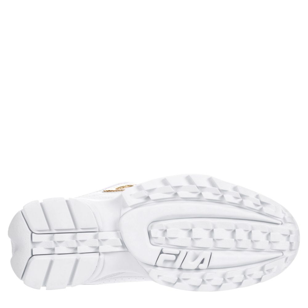 FILA Womens Disruptor Ii Premium Sneaker - WHITE