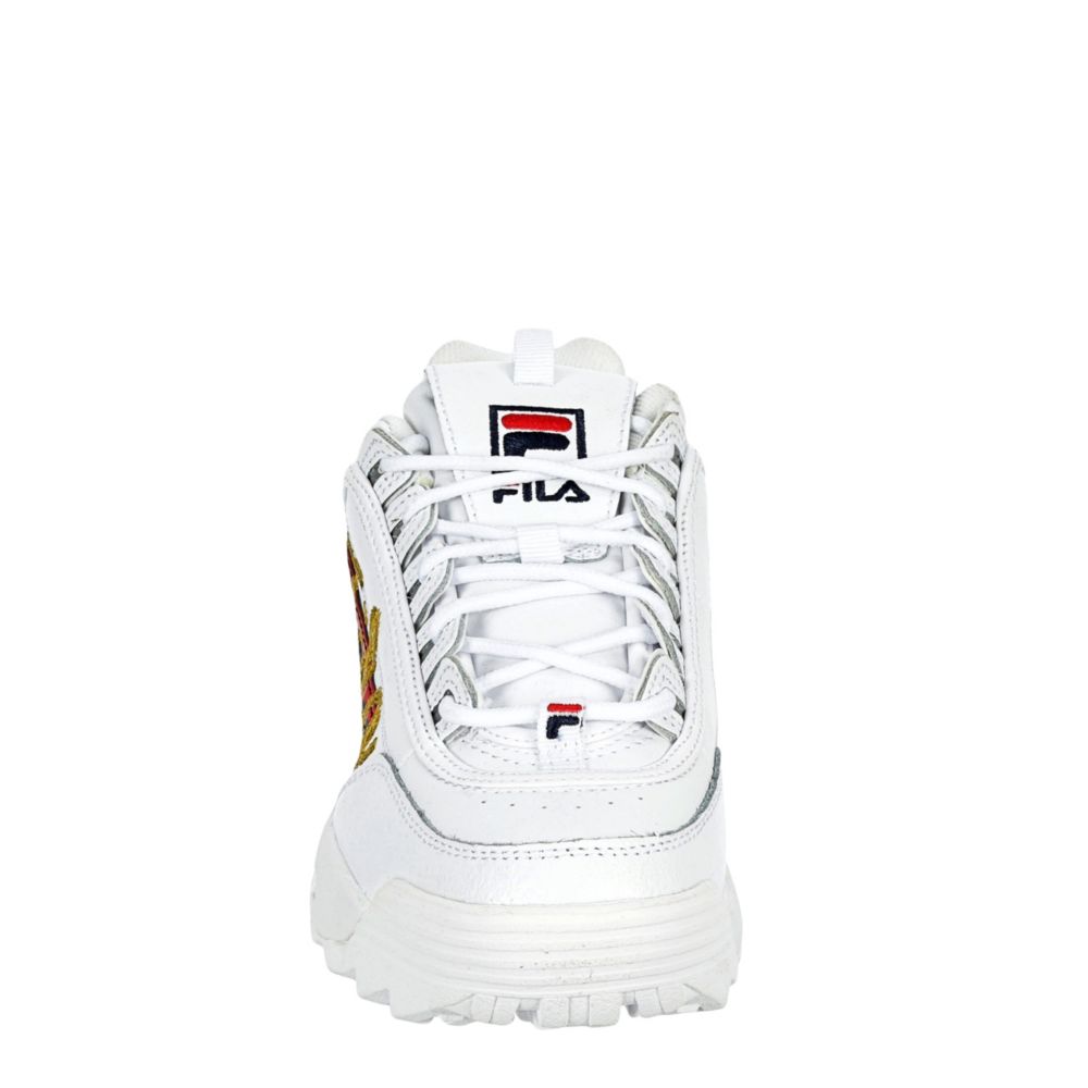 FILA Womens Disruptor Ii Premium Sneaker - WHITE