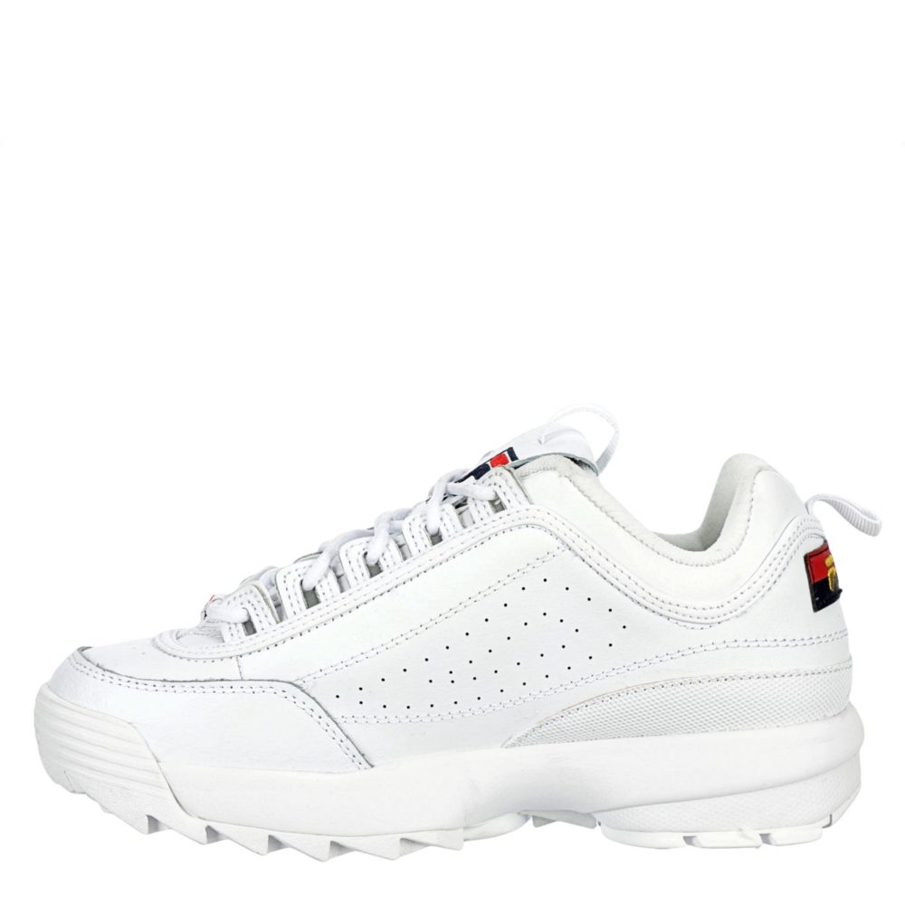FILA Womens Disruptor Ii Premium Sneaker - WHITE