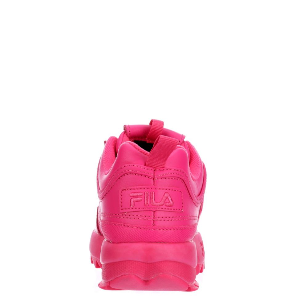 FILA Womens Disruptor Ii Premium Sneaker - BRIGHT PINK