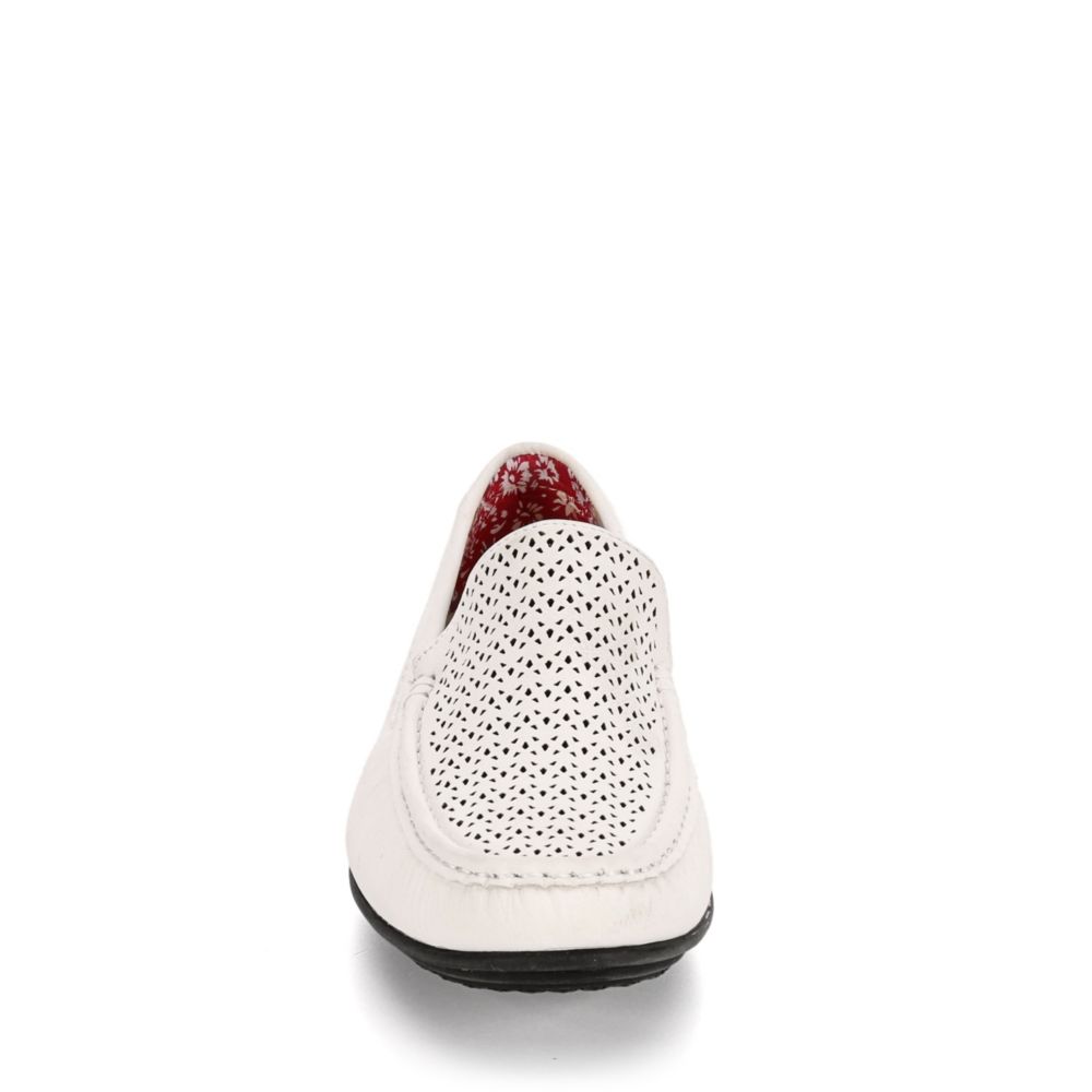 STACY ADAMS Mens Cicero Loafer - WHITE
