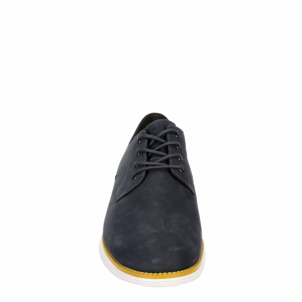 COLE HAAN Mens Original Grand Plain Toe Oxford - NAVY