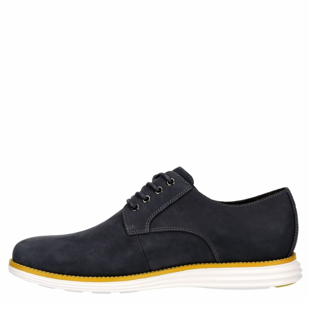 COLE HAAN Mens Original Grand Plain Toe Oxford - NAVY