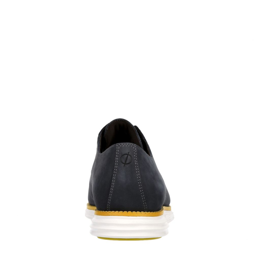 COLE HAAN Mens Original Grand Plain Toe Oxford - NAVY