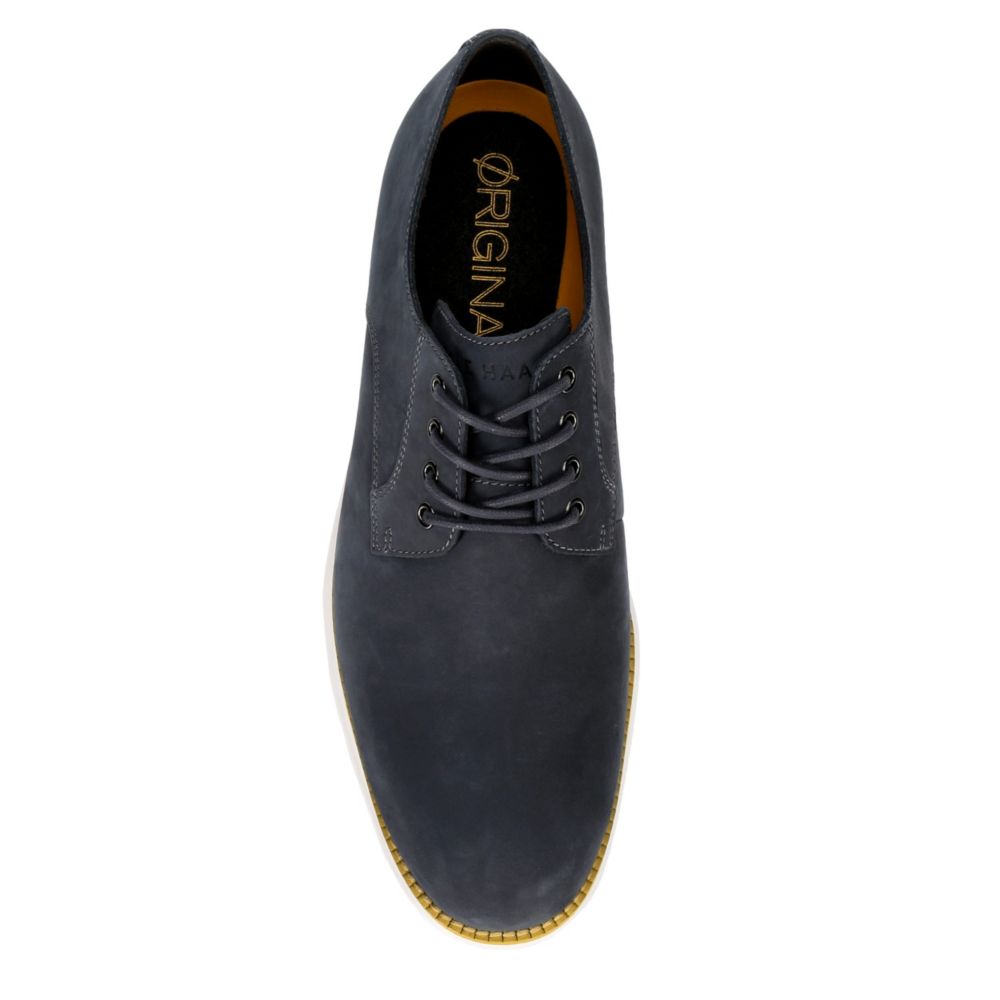 COLE HAAN Mens Original Grand Plain Toe Oxford - NAVY