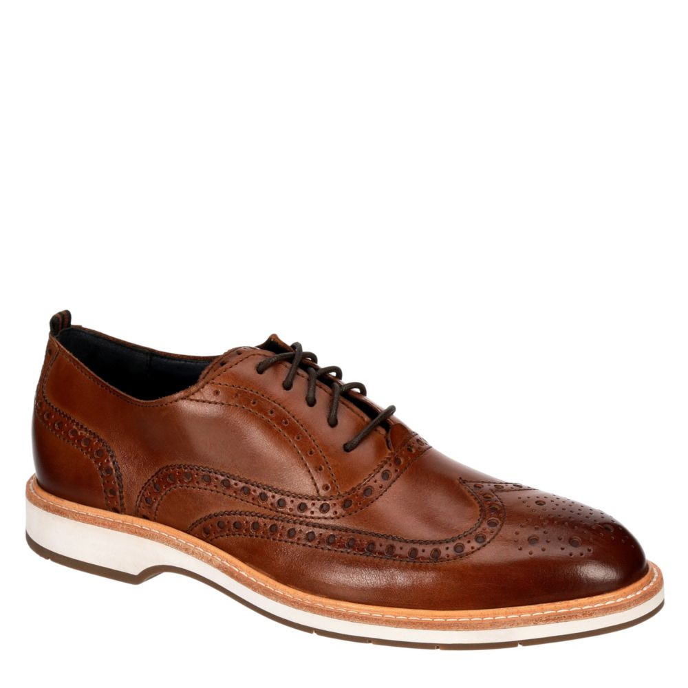 COLE HAAN Mens Morris Wingtip Oxford - TAN