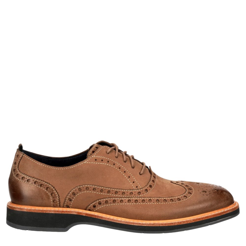 COLE HAAN Mens Morris Wingtip Oxford - TAUPE