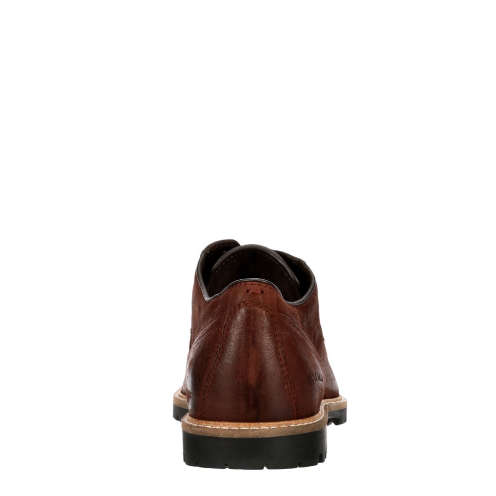 COLE HAAN Mens Nathan Plain Oxford - DARK TAN