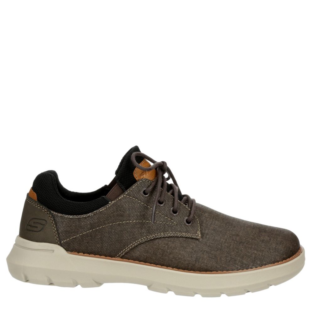 SKECHERS Mens Doveno-reson Oxford - DARK BROWN