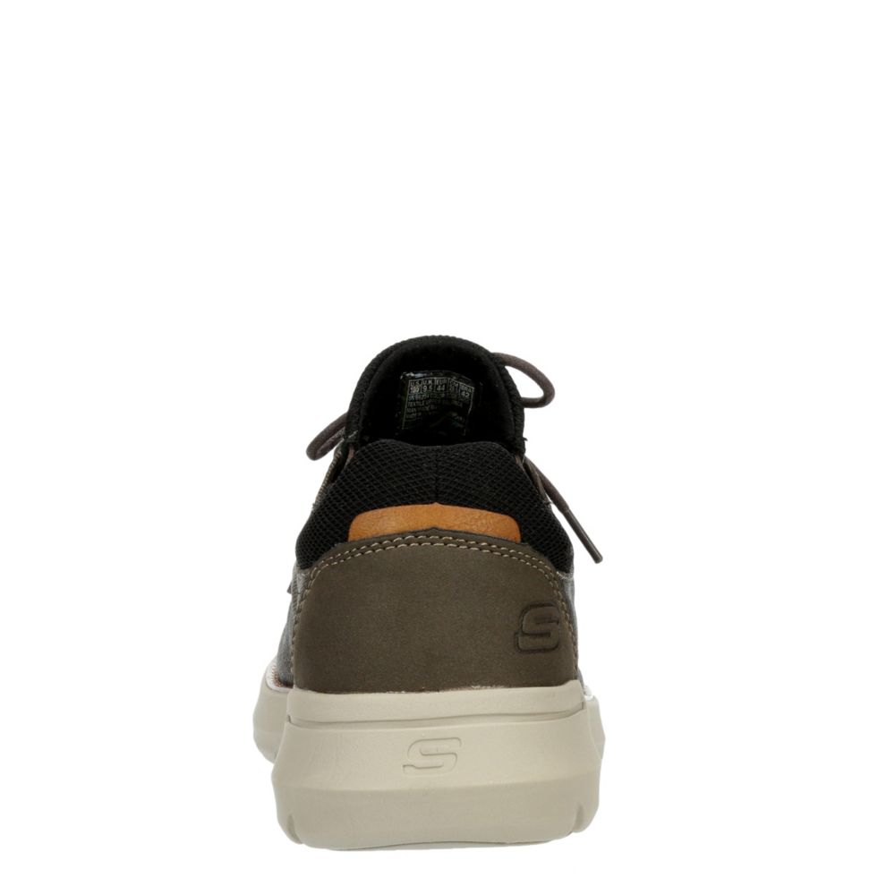 SKECHERS Mens Doveno-reson Oxford - DARK BROWN