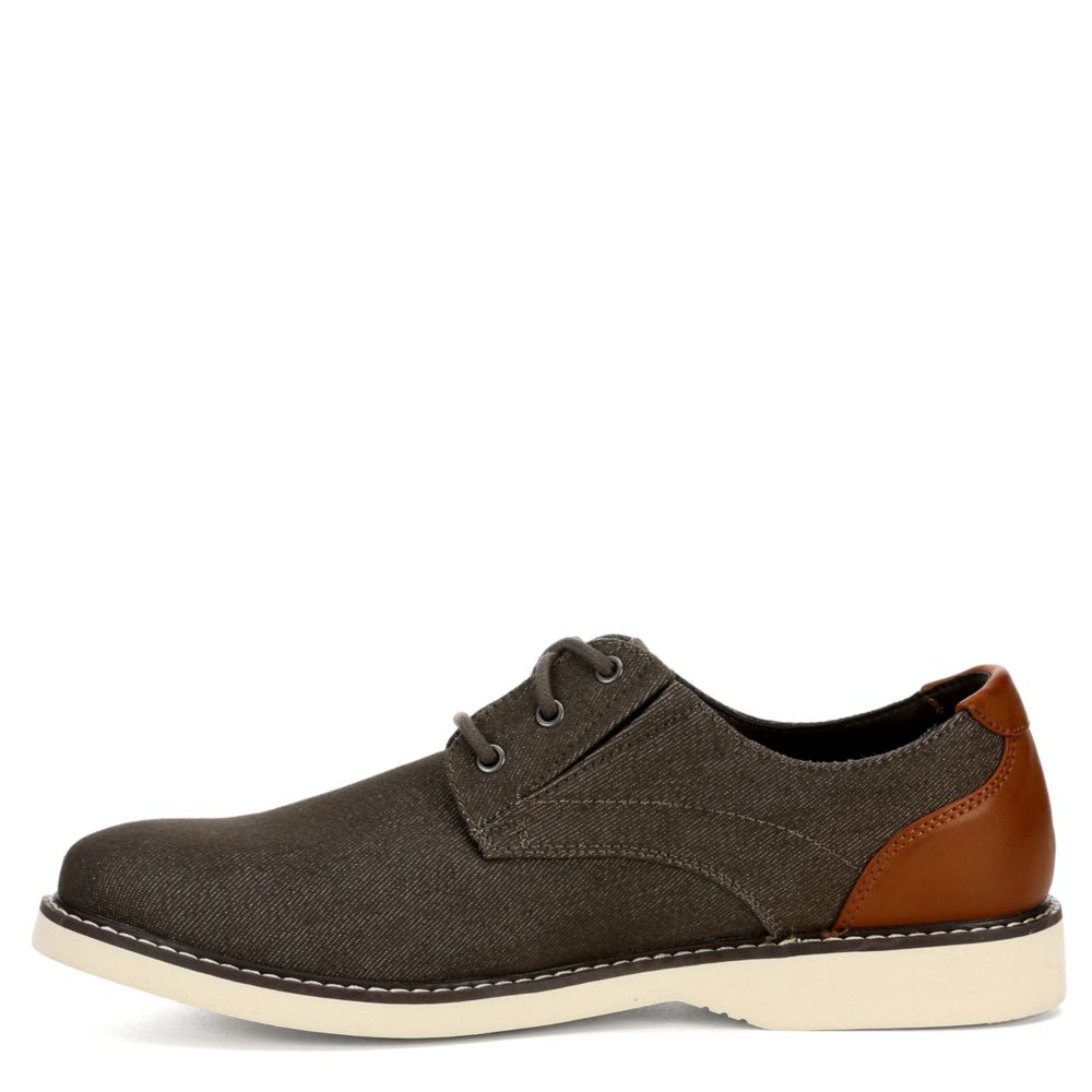 SKECHERS Mens Parton-wilcon Air Cooled Memory Foam Oxford - BROWN
