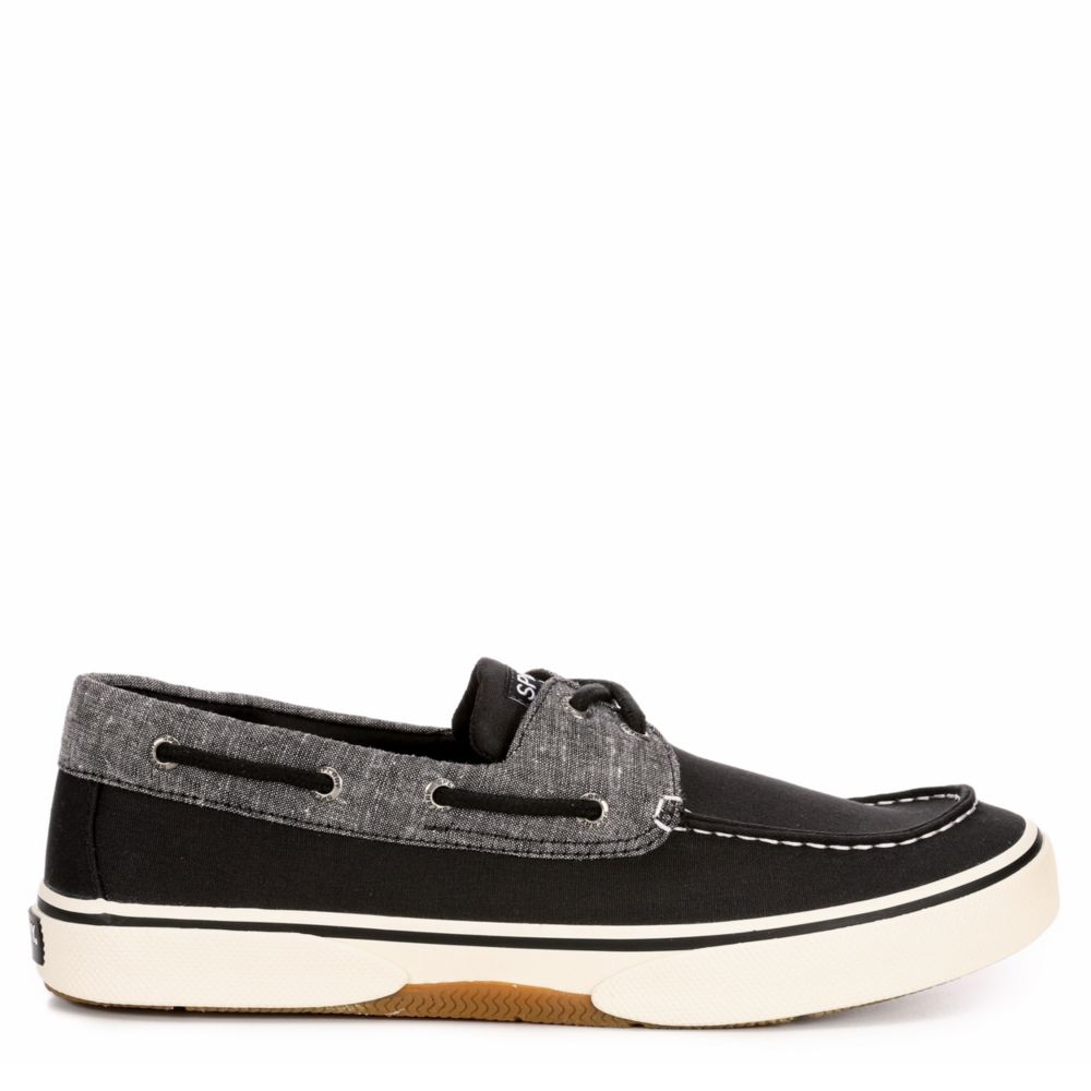 all black sperrys men's