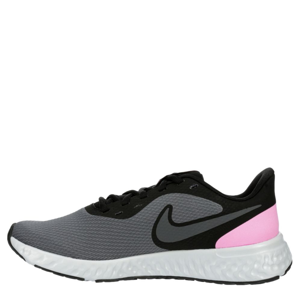 Dark Grey Nike Womens Revolution 5 Running Shoe Athletic Off