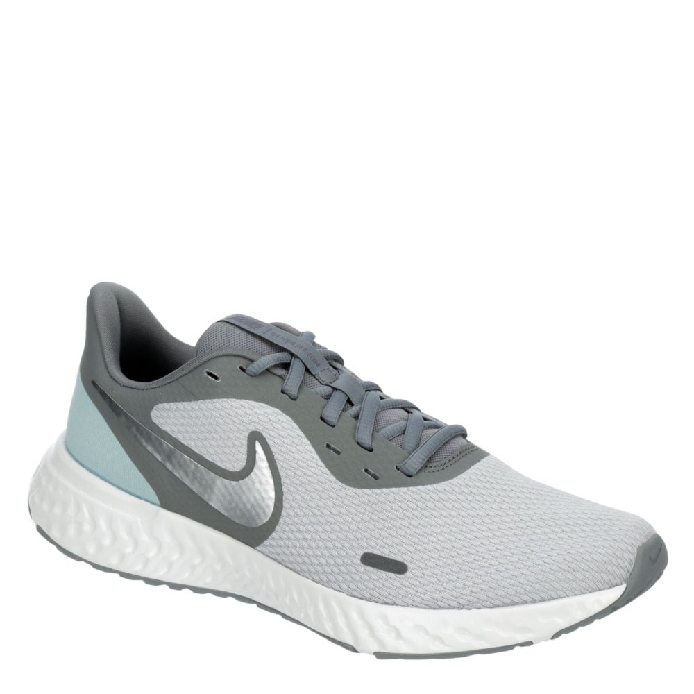 grey nike running shoes womens